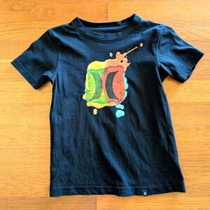 Hurley 🌊 Kids Black Graphic T-Shirt 🖤 4T